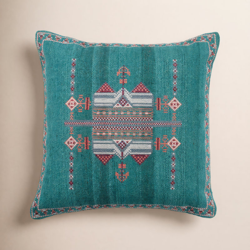 Housse de coussin carré et insert, Polyester/ bourre en polyester