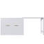 Lit simple simple avec bureau multi-positions et coussin pliable, peu encombrant, construction ajustable, fer à repasser