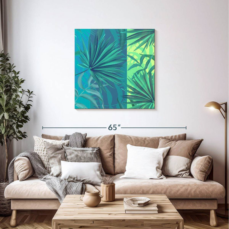 Feuilles de palmier Harnek Tropic, H 36 po x l 36 po