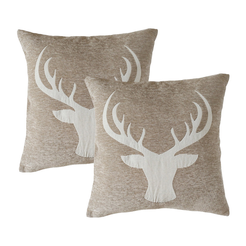 Waxter NATURAL Square Cushion With Filling PACK OF 2