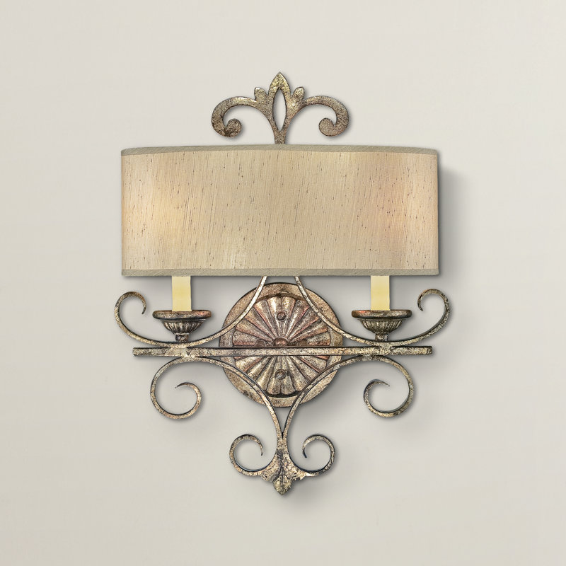 Lampe murale bougie 2 lumières Stanhope