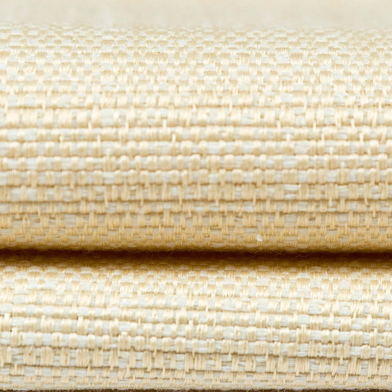 Christeen Solid Colour Polyster Table Runner, Cream Gold