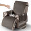 Housse pour fauteuil inclinable avec coussins en T en velours Wildee-1140713196-1140713199