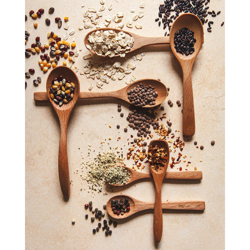 Essential Kitchen Little Spoon Set of 7 - Walnut