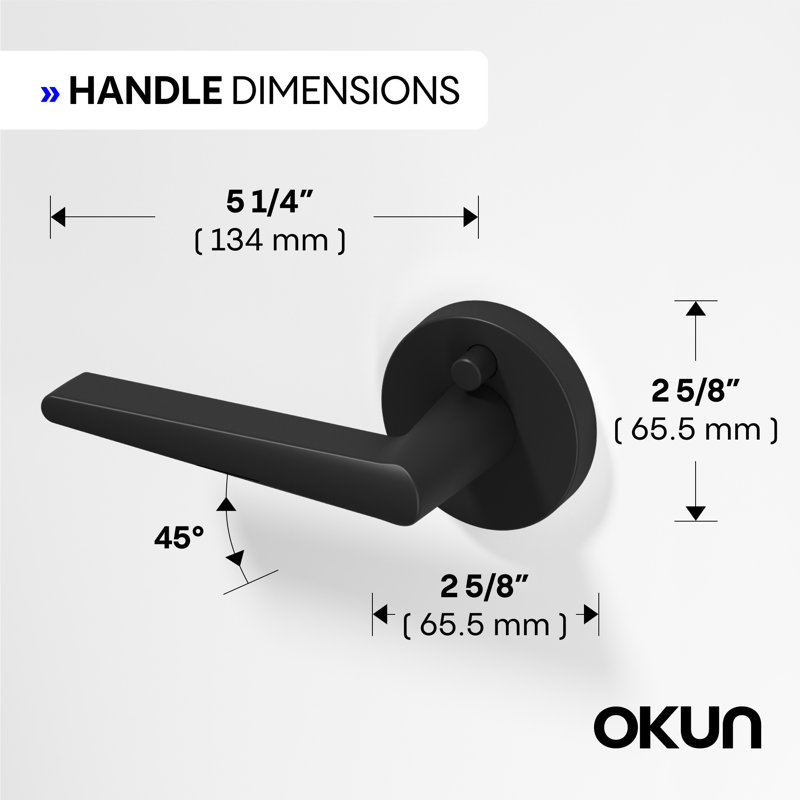 Poignée de porte Halo Design moderne dissimulé pour (lit et salle de bain) - Style minimaliste élégant en noir mat, Noir mat