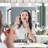 Kialen Modern Corner Makeup Vanity with 10  LED Lights, Tri-Fold Mirrors and 5 Drawers-678398330