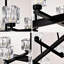 Moderne pour îlot de cuisine - 10 lumières suspendues en cristal noir à hauteur réglable à chaque plafond G9 10 * G9 * Max 40W