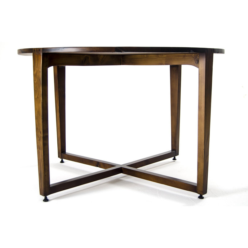 Anakie Walnut Round Solid Wood Dining Table