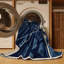 Tapis bleu lavable à la machine Rocco Seer Warrior-2061408623