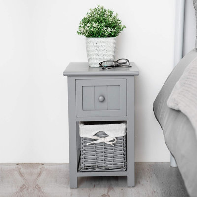 Amanni 35cm W Manufactured Wood Bedside Table