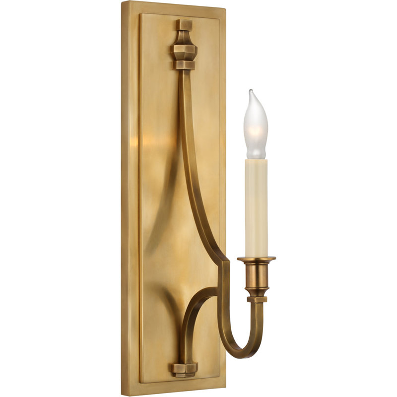 Chapman & Myers Mykonos Medium Sconce, Antique-Burnished Brass