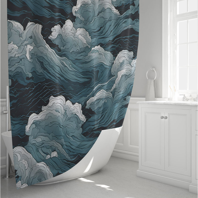 Rideau de douche Magers, H 72 po x l 70 po