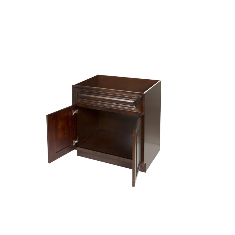 Base de meuble-lavabo de salle de bain simple 36" seulement Midnight