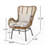 Chaise multimédia avec siège et structure métallique stable - fabrication cycliste beige et brune élégante