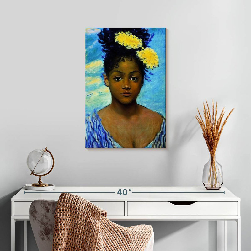 Leisha African Charm, 24" H x 16" W