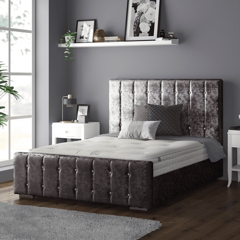 Millican Upholstered Bed, Amethyst, Super King (6')