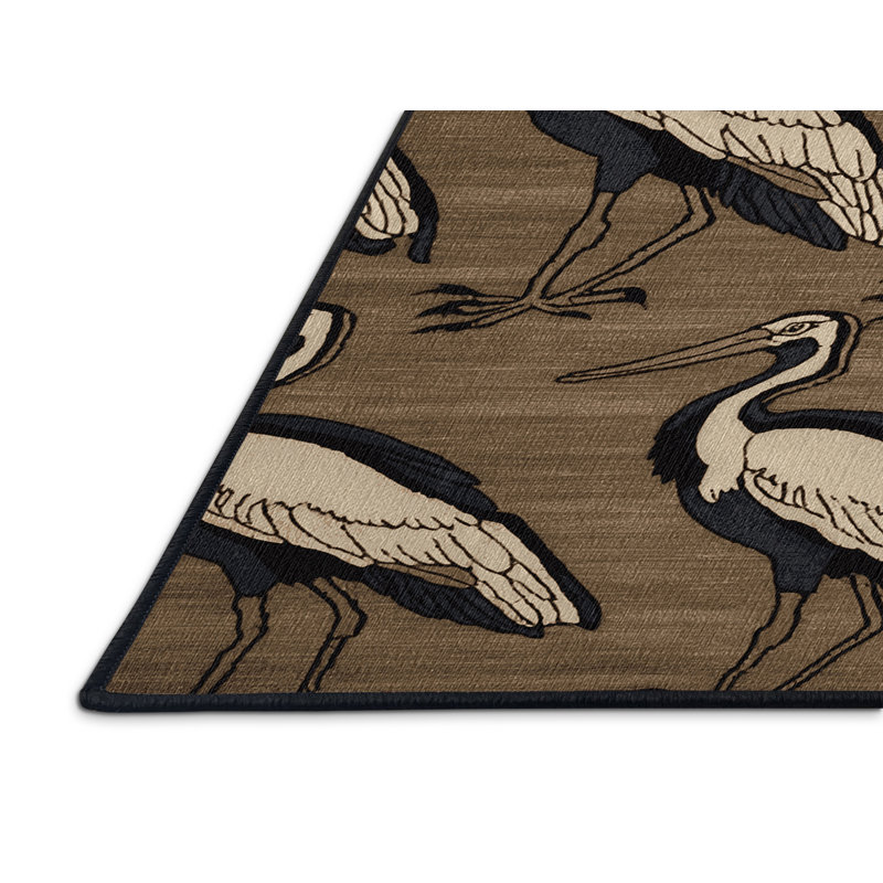  Tapis lavable en forme de faune sacrée, Rectangle 3 pi x 5 pi