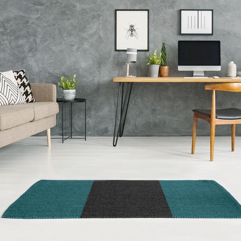 Tapis en poly à rayures de football philadelphia, Rectangle 4 pi x 6 pi