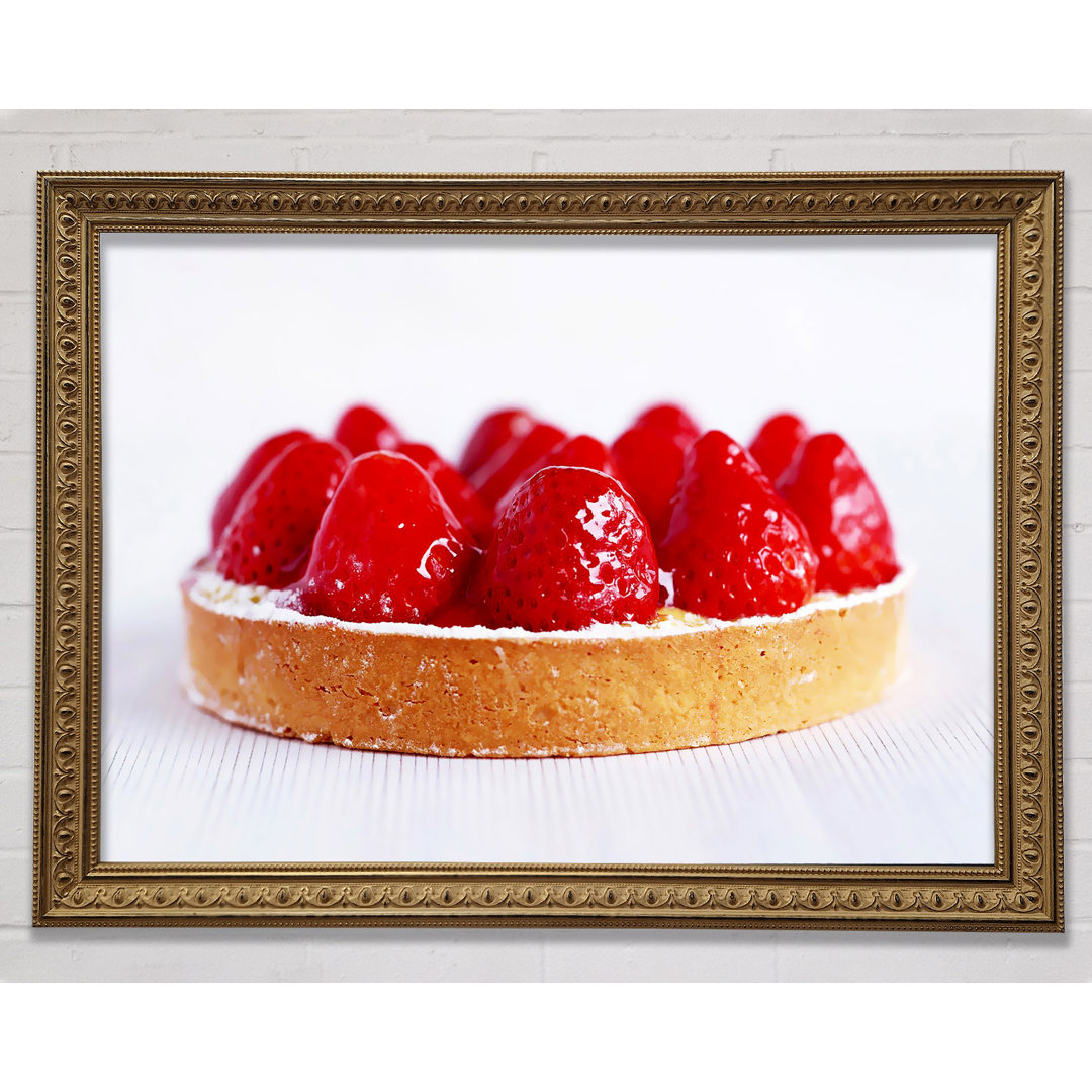 Strawberry Tart - Einzelne Bilderrahmen Kunstdrucke