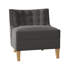 Chaise d'appoint avec coussin en polyester de 29 po de largeur Social-41242332-100504001