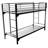 Athalie University 1.5" Heavy Duty Steel Bunk Bed with Built-in Guardrails & Ladders-658540396