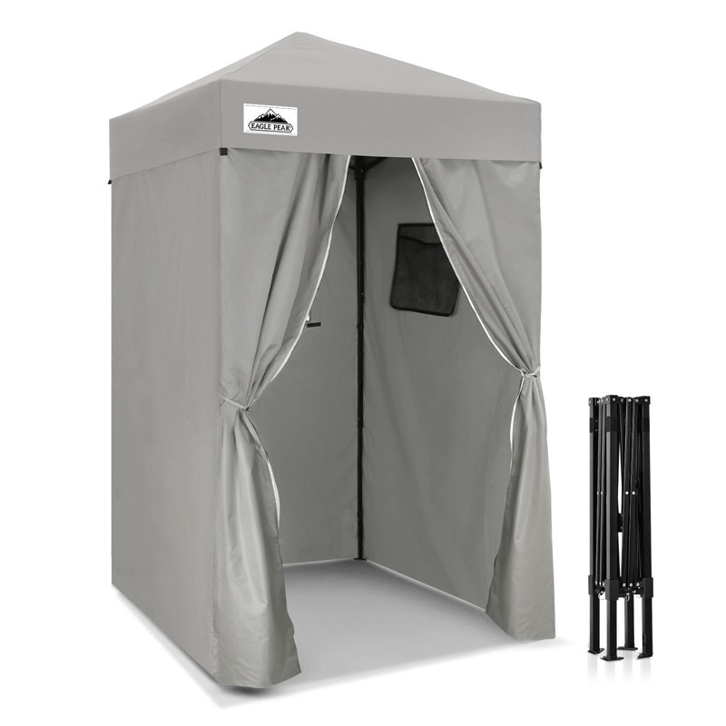 Flex Ultra Compact 4 pi. L 4 pi. Auvent en métal, Gris clair