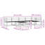  Outdoor Sofa Set 6 pcs Furniture Patio Garden Backyard Seating Poolside