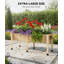 Lit de jardin surélevé en bois 13,7 pouces de profondeur-1791915669-1791915656
