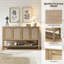 Buffet polyvalent avec 4 portes et 1 tablette ouverte Pomodoro Boho-1768686849