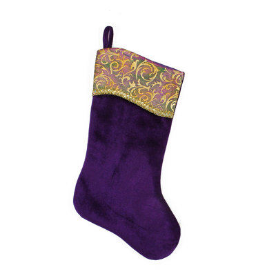 Chaussette de Noël 20,5 po Regal Peacock