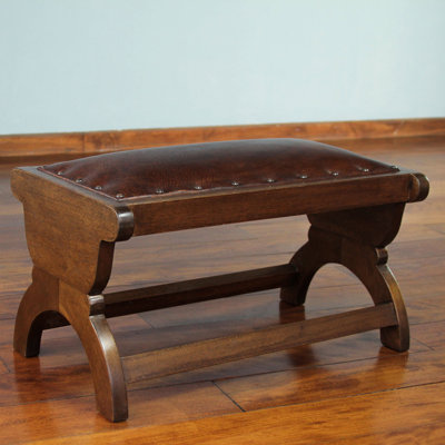 Leasure Leather Ottoman