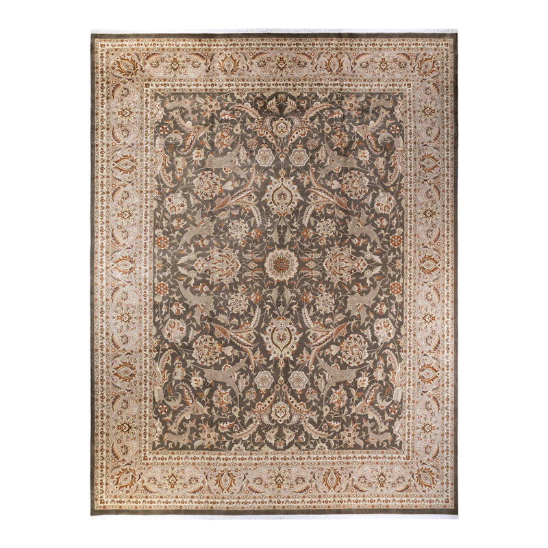 Classic One-of-a-Kind 12' 1" X 15' 5" Hand Knotted Area Rug