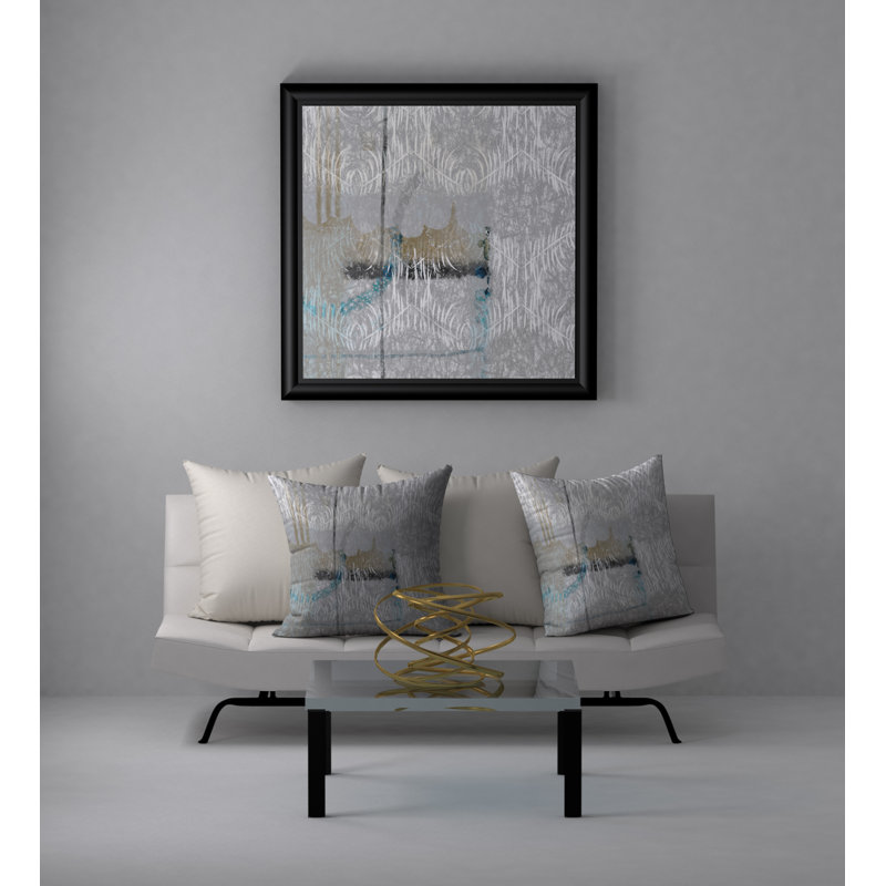 Housse de coussin carrée irrésistible et insert, 24 po x 24 po