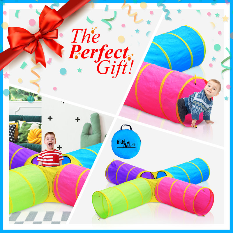 Hide N Side Hide N Side 96'' W x 96'' D Indoor / Outdoor Polyester Pop-Up Play Tunnel