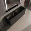 Meuble-lavabo sur pied de qualité supérieure avec rangement spacieux et design élégant
