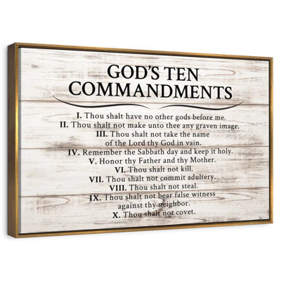 God's Ten Commandments