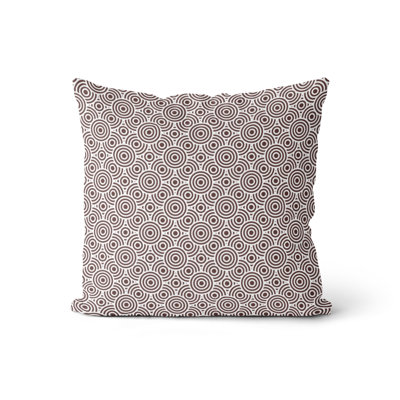 Coussin 18 X 18 Graceanne noir et blanc