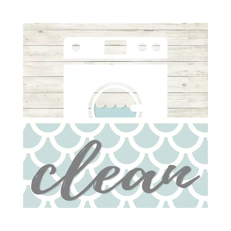 Clean by SD Graphics Studio - Wrapped Canvas Gallery-Wrapped Canvas Giclée, 30.48 cm H x 30.48 cm W