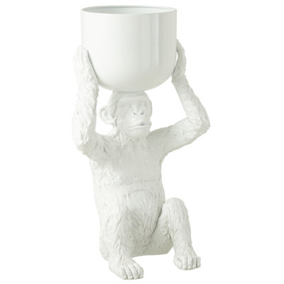 ICE BUCKET MONKEY POLYRESIN ORANGE