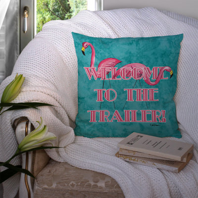 Coussin intérieur/extérieur Welcome To The Trailer