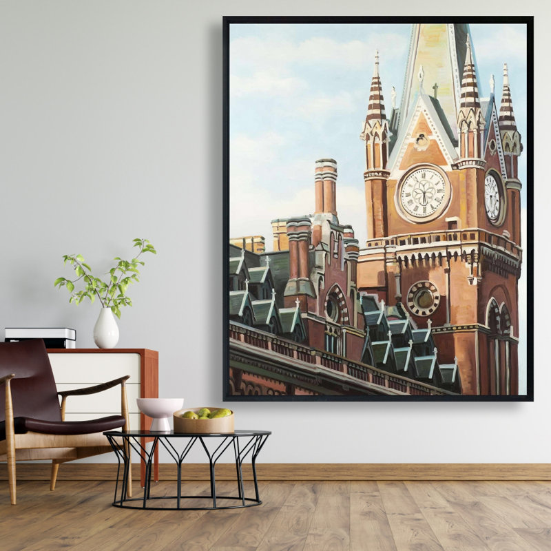 «St-pancras Station In London» sur toile