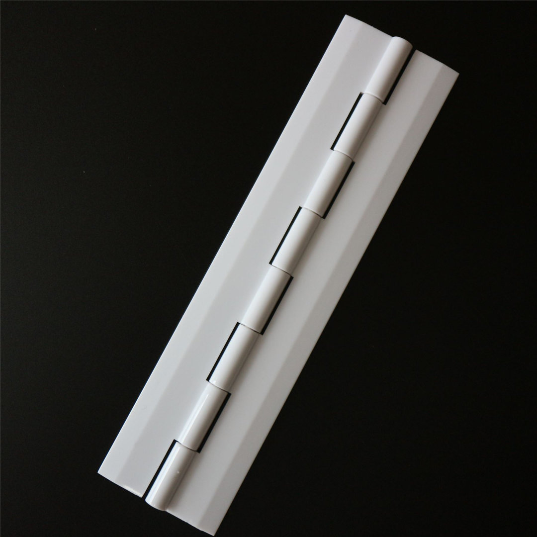 Acrylic Hinge 150mm White, Continuous Acrylic Piano Hinges