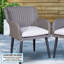 Dejun Patio Dining Side Chair with Cushion