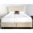 2 Upholstered Queen Storage Bed In A Graceful Beige Style Sized With 2 Convenient Drawers