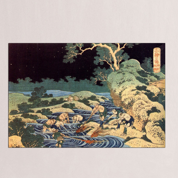 Hokusai - Wrapped Canvas Painting, 60cm H x 90cm W x 1.8cm D