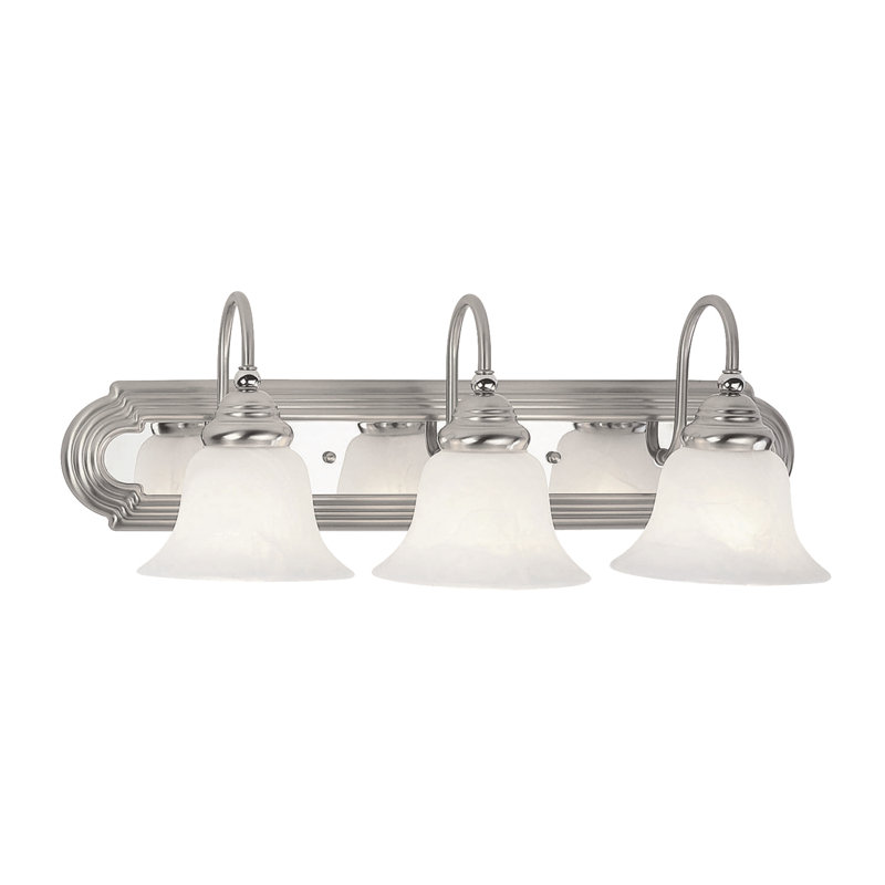 Belmont 3 - Light Dimmable Vanity Light, Brushed Nickel