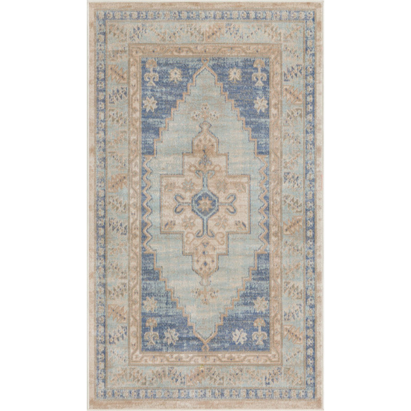 Matthei Oriental Indoor Rug, Rectangle 3' x 5'3"
