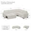 Canapé modulaire convertible moelleux-1161899939