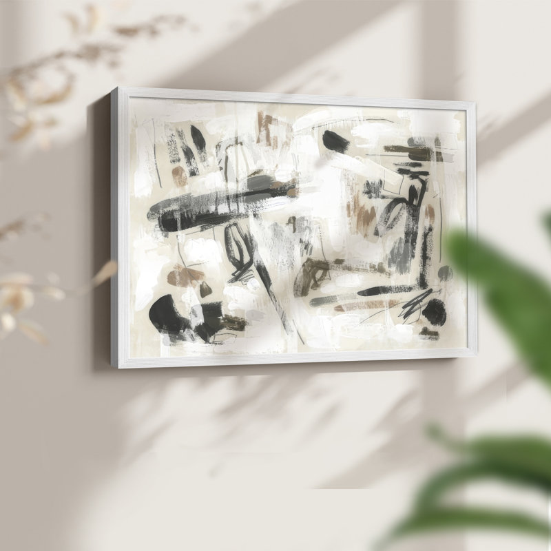«Spinning Yarns II», reproduction encadrée, H 16 po x l 20 po, Blanc