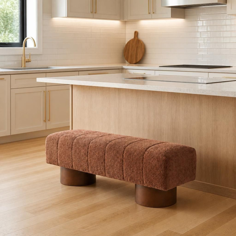 Banc de salle à manger rembourré Modern